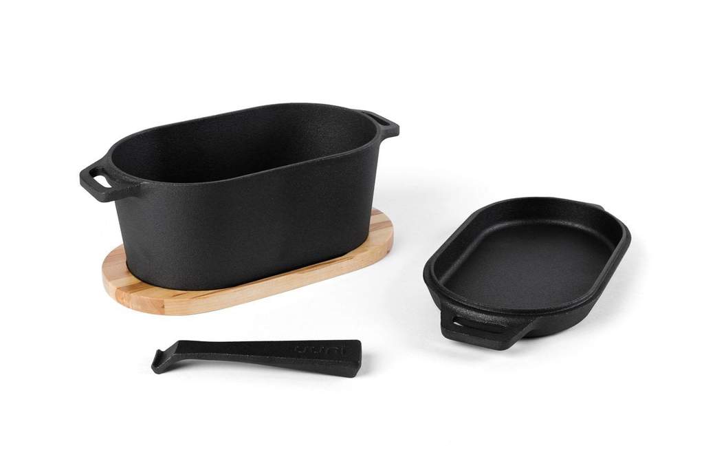 Cookistry's Kitchen Gadget and Food Reviews: Uuni Cast Iron Casserole Dish  and Sizzler Pan